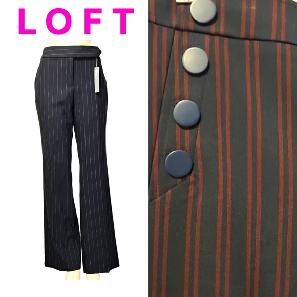 NWT Loft ~ Julie Trousers - Picture 1 of 6
